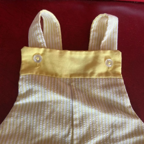 Vintage JC Penneys Turtle Toddle Time Size 1/2 Yellow One Piece Romper Jumpsuit - Picture 7 of 10